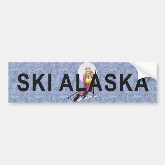 Adesivo Para Carro Top Ski Alaska (Frente)