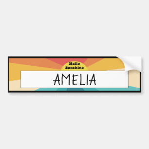 Adesivo Para Carro Tópicos de Coleta de Estudantes Bonitos