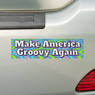 Adesivo Para Carro Torne a América Groovy Novamente