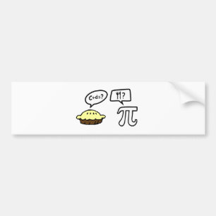 Adesivo Para Carro Torta & Pi