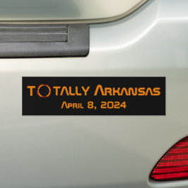 Adesivo Para Carro Totalmente Arkansas 2024 Eclipse Solar