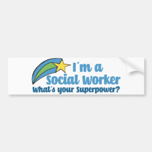 Adesivo Para Carro Trabalhador Social Super Herói