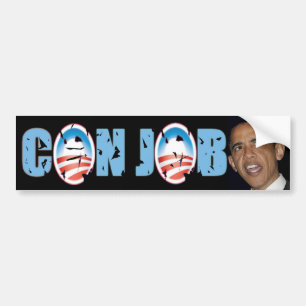 Adesivo Para Carro Trabalho do engodo de Obama