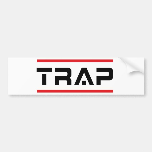 Adesivo Para Carro Trap Music (Frente)