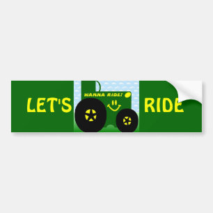 ADESIVO PARA CARRO TRATOR VERDE GRANDE