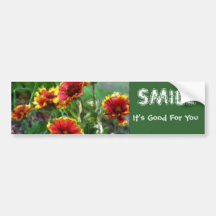 Adesivo Para Carro Trecho Inspiracional de Flores de Sorriso