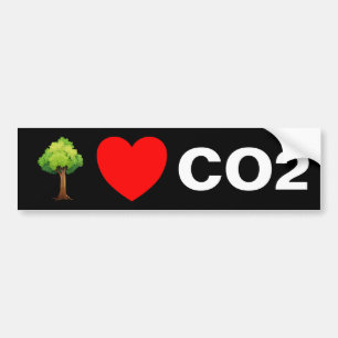 Adesivo Para Carro Trees Love CO2