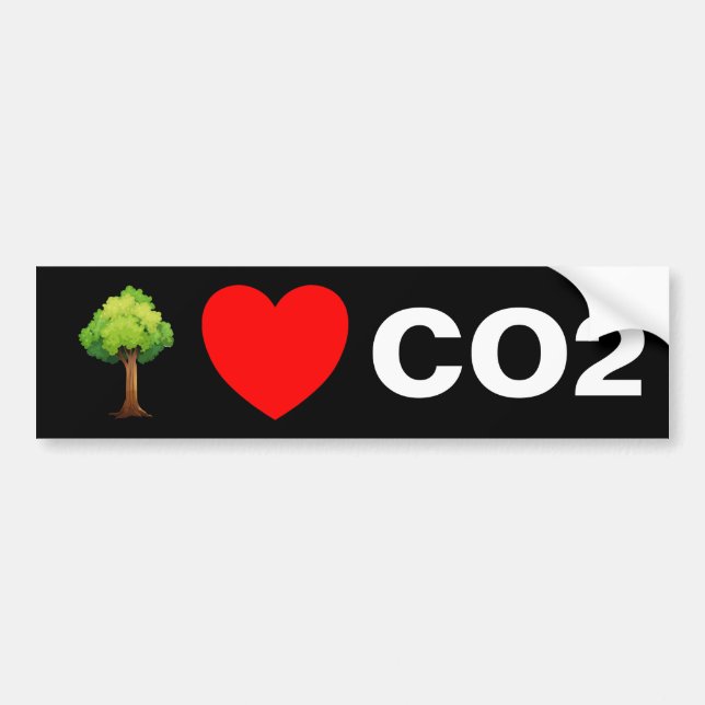 Adesivo Para Carro Trees Love CO2 (Frente)