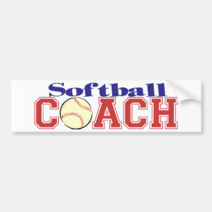 Adesivo Para Carro Treinador do softball