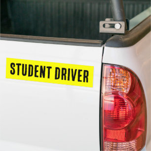 Adesivo Para Carro Treinamento de Drivers de Estudantes