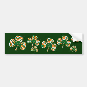 Adesivo Para Carro Trevo irlandês da bandeira