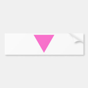 Adesivo Para Carro Triângulo cor-de-rosa