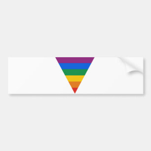 Adesivo Para Carro Triângulo do orgulho gay