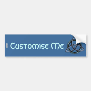 Adesivo Para Carro Triquetra (azul)