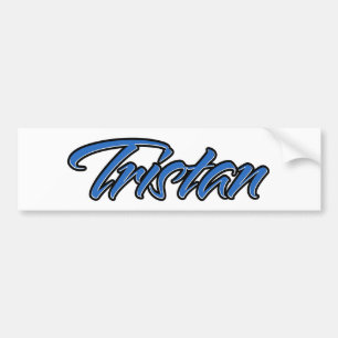 Adesivo Para Carro Tristan Name Blue Aufkleber Sticker Autoaufkleber