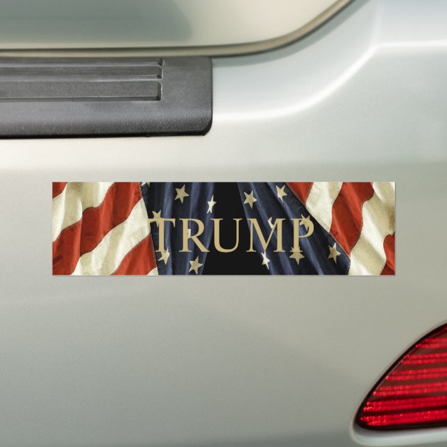 ADESIVO PARA CARRO TRUMP (No carro)
