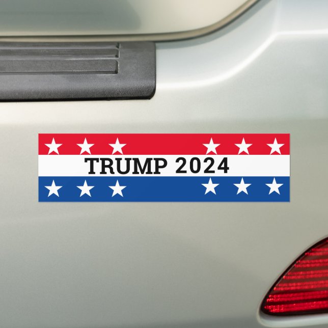 Adesivo Para Carro Trump 2024 (No carro)