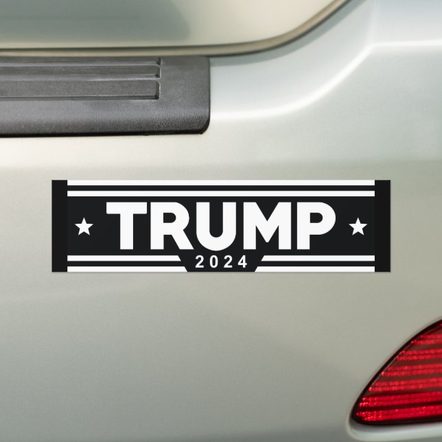 Adesivo Para Carro Trump 2024 (No carro)