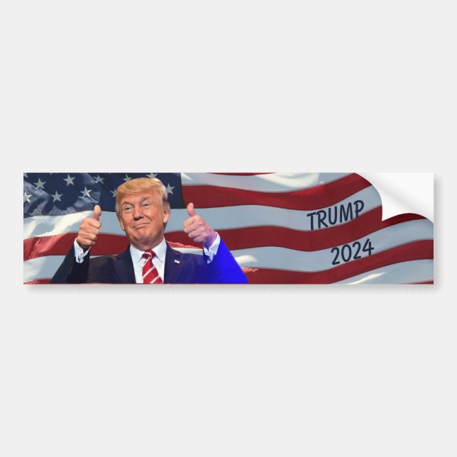 ADESIVO PARA CARRO TRUMP 2024 (Frente)