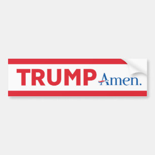 Adesivo Para Carro Trump Amen