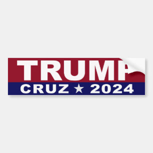 Adesivo Para Carro Trump Cruz 2024