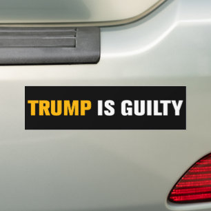 Adesivo Para Carro Trump é culpado de prisão prisional anti-trump