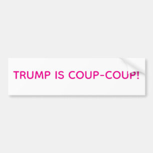 Adesivo Para Carro TRUMP É GOLPE-GOLPE! Hankamer Artjunkhaus Diversão