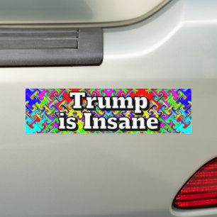 Adesivo Para Carro Trump é Louco