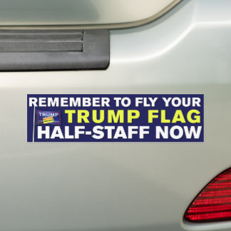 Adesivo Para Carro Trump Flag Half-Funcionarios Trump Perdeu Anti-Tru