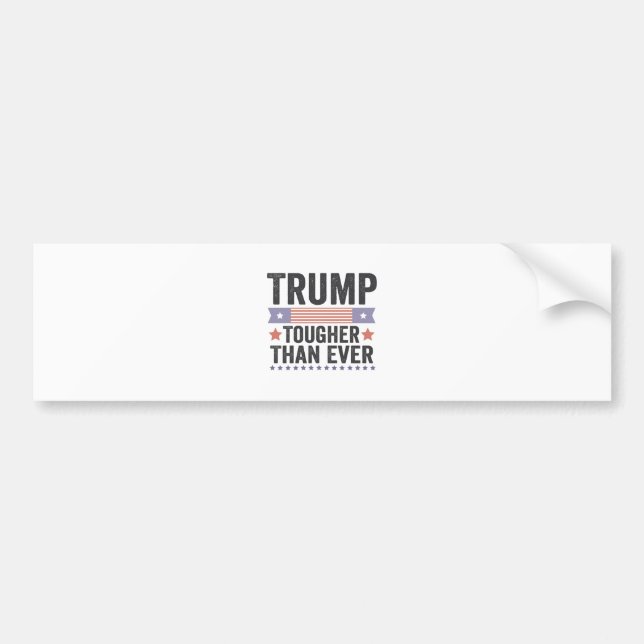Adesivo Para Carro Trump Mais Duro Que Qualquer Voto Patriótico Ameri (Frente)