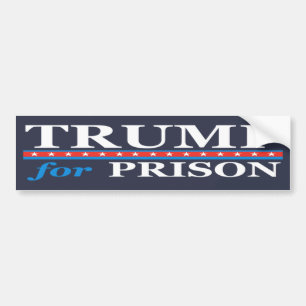ADESIVO PARA CARRO TRUMP PARA A PRISÃO