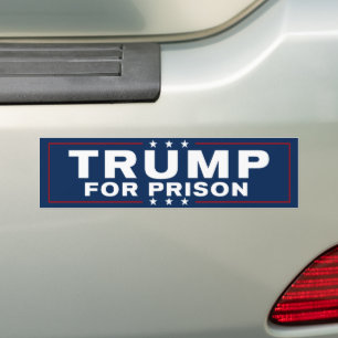 Adesivo Para Carro Trump Para A Prisão 2024 O Bloqueia Anti-Trump
