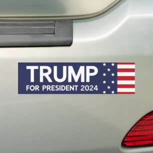 Adesivo Para Carro Trump Para Presidente 2024