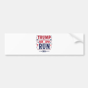 Adesivo Para Carro Trump Run Spot Executar Debate Sobre Eleições Engr