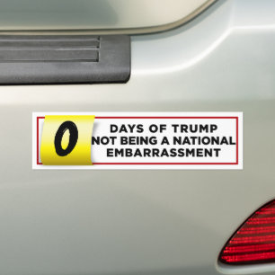 Adesivo Para Carro Trump Ser Um Anti-Trump Do Embarque Nacional