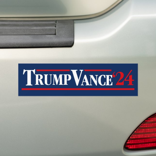 Adesivo Para Carro Trump Vance 2024 (No carro)
