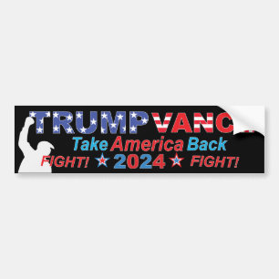 ADESIVO PARA CARRO TRUMP VANCE 2024
