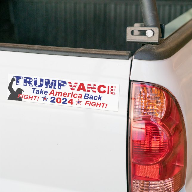 ADESIVO PARA CARRO TRUMP VANCE 2024 (No caminhão)