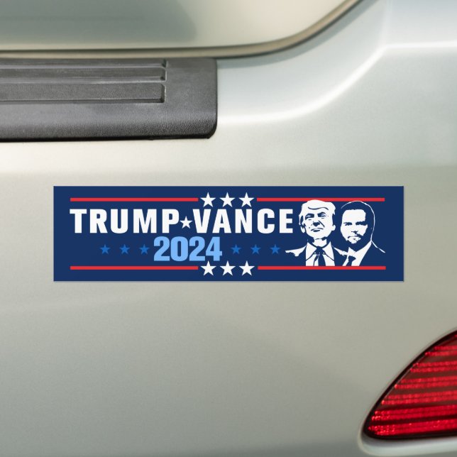 Adesivo Para Carro Trump Vance 2024 (No carro)