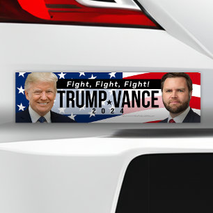 Adesivo Para Carro Trump Vance 2024 Foto de Fight Fight Quote