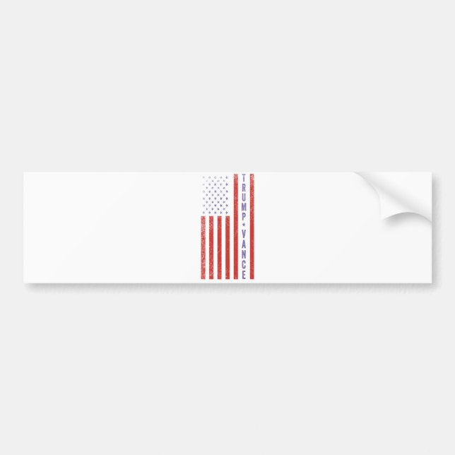 Adesivo Para Carro Trump Vance Republican American Election Gift (Frente)