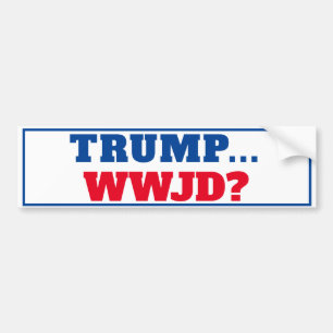 Adesivo Para Carro "Trunfo… Anti trunfo de WWJD"