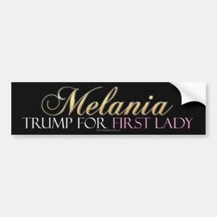 Adesivo Para Carro Trunfo de Melania para a primeira senhora