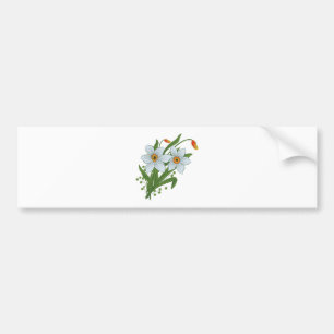 Adesivo Para Carro Tulipas e Flores de Narcisos