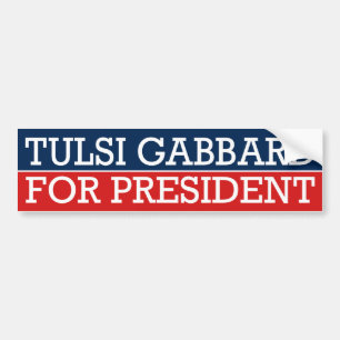 Adesivo Para Carro Tulsi Gabbard para o presidente
