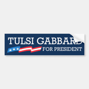 Adesivo Para Carro Tulsi Gabbard para o presidente