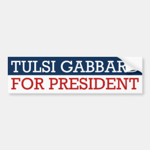 Adesivo Para Carro Tulsi Gabbard Para Presidente