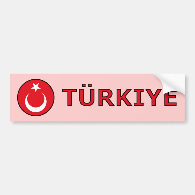 Adesivo Para Carro Turkiye (Frente)
