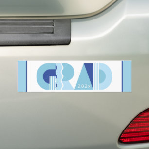 Adesivo Para Carro Turma de formatura de 2026 presente azul