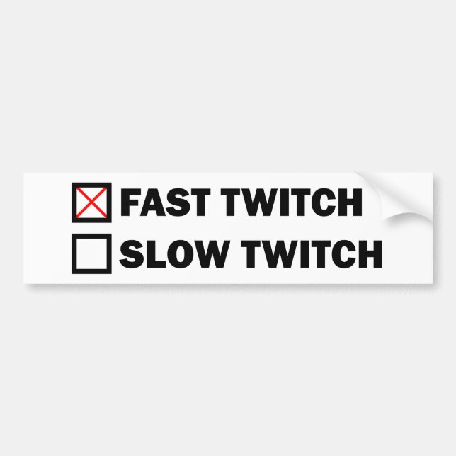 Adesivo Para Carro Twitch Rápido (Frente)